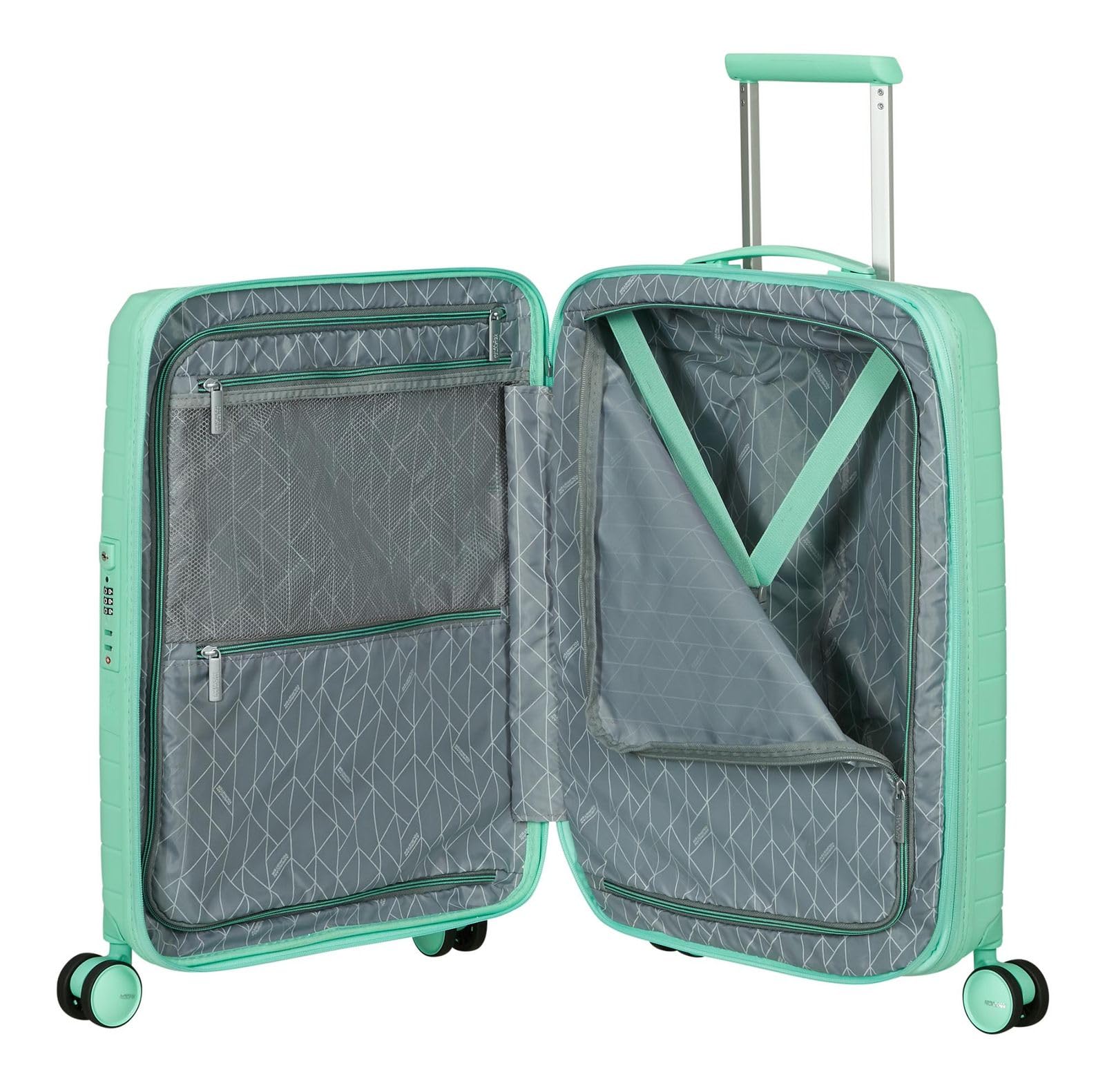 American Tourister Fastforward Spinner 55/20 TSA EXP Trolley Jelly Mint Menta