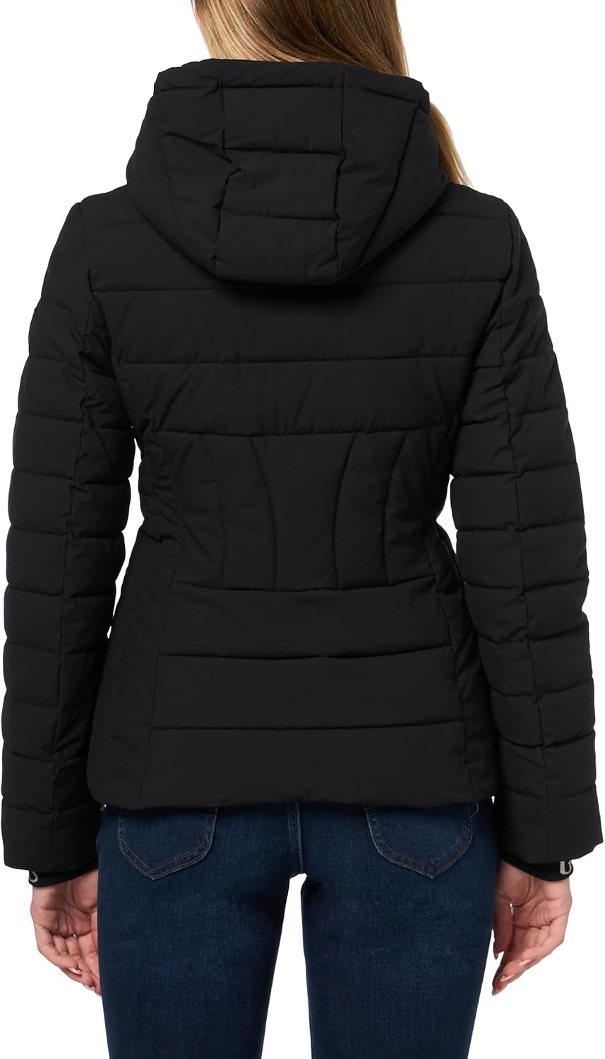 GUESS womens Tania Fitted Hoodie Jacket - Image 2