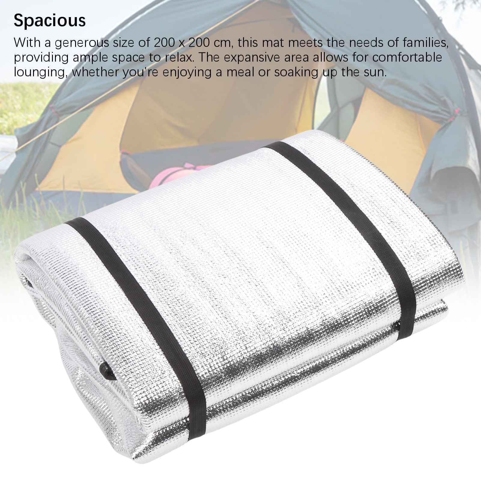Sonew Taburete de Camping Plegable de Aluminio, Silla Portátil Ligera, para