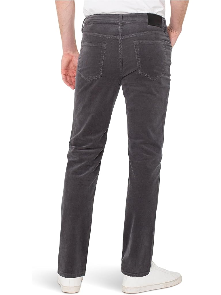 Gray Liverpool Los Angeles Kingston Mid-rise Modern Straight Corduroy Pants