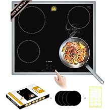 Extra-Large Translucent Induction Cooktop Protector Cover Mat 20.4" x 30.7 "Magnetic | 230C 450F Heat-Resistant | Range Covers for Electric Stove | Multi-Use Silicone Mat TSMGTS5