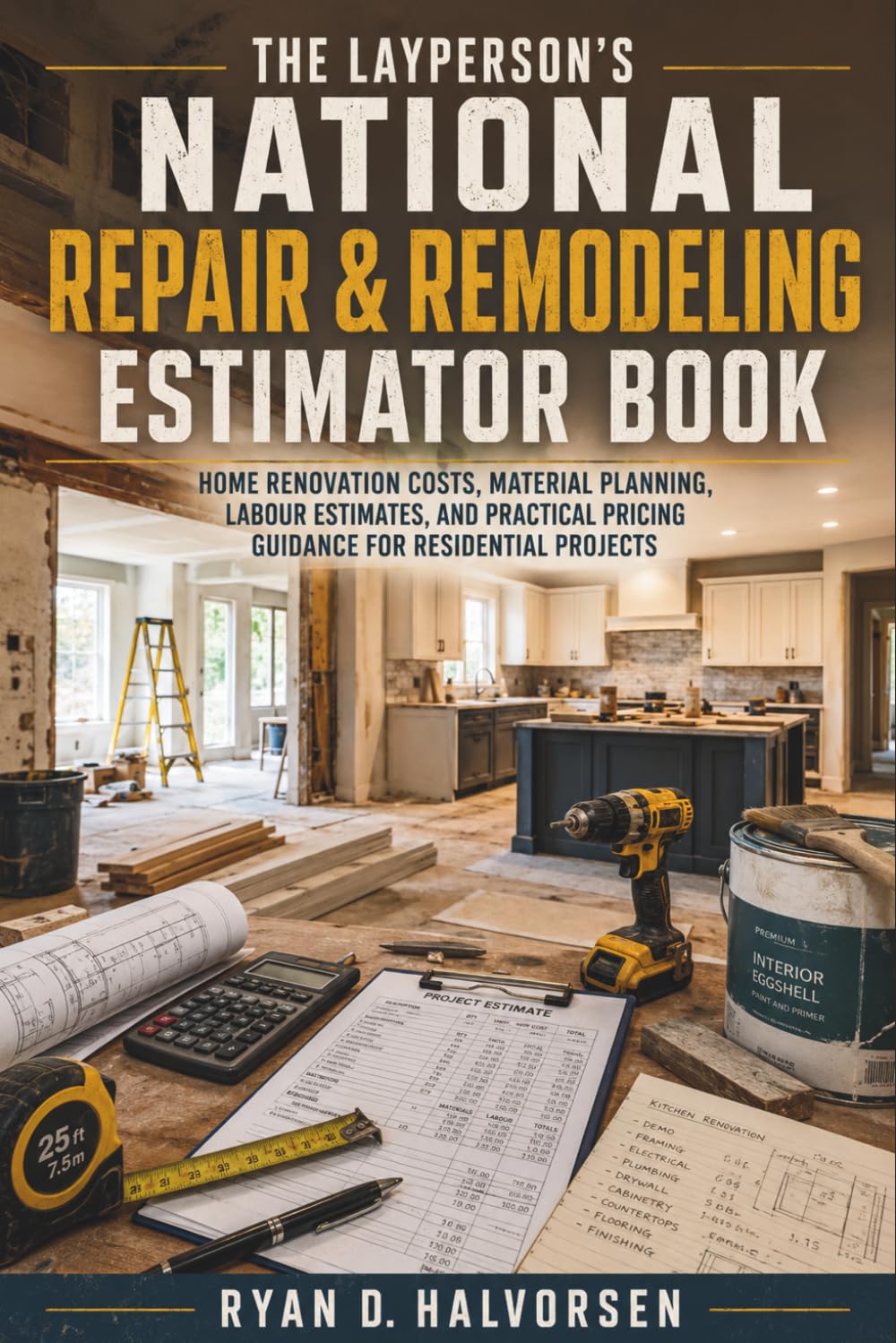 The Layperson's National Repair & Remodeling Estimator Book: Home Renovation Costs, Material Planning, Labour Estimates, and Practical Pricing Guidance for Residential Projects