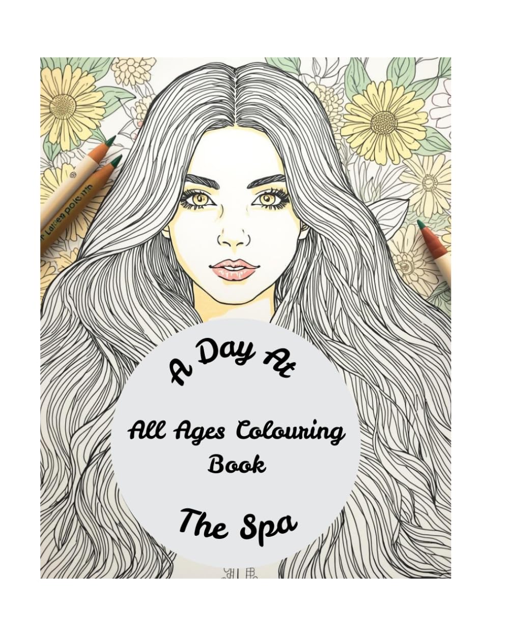 A Day At The Spa: All Ages Colouring Book