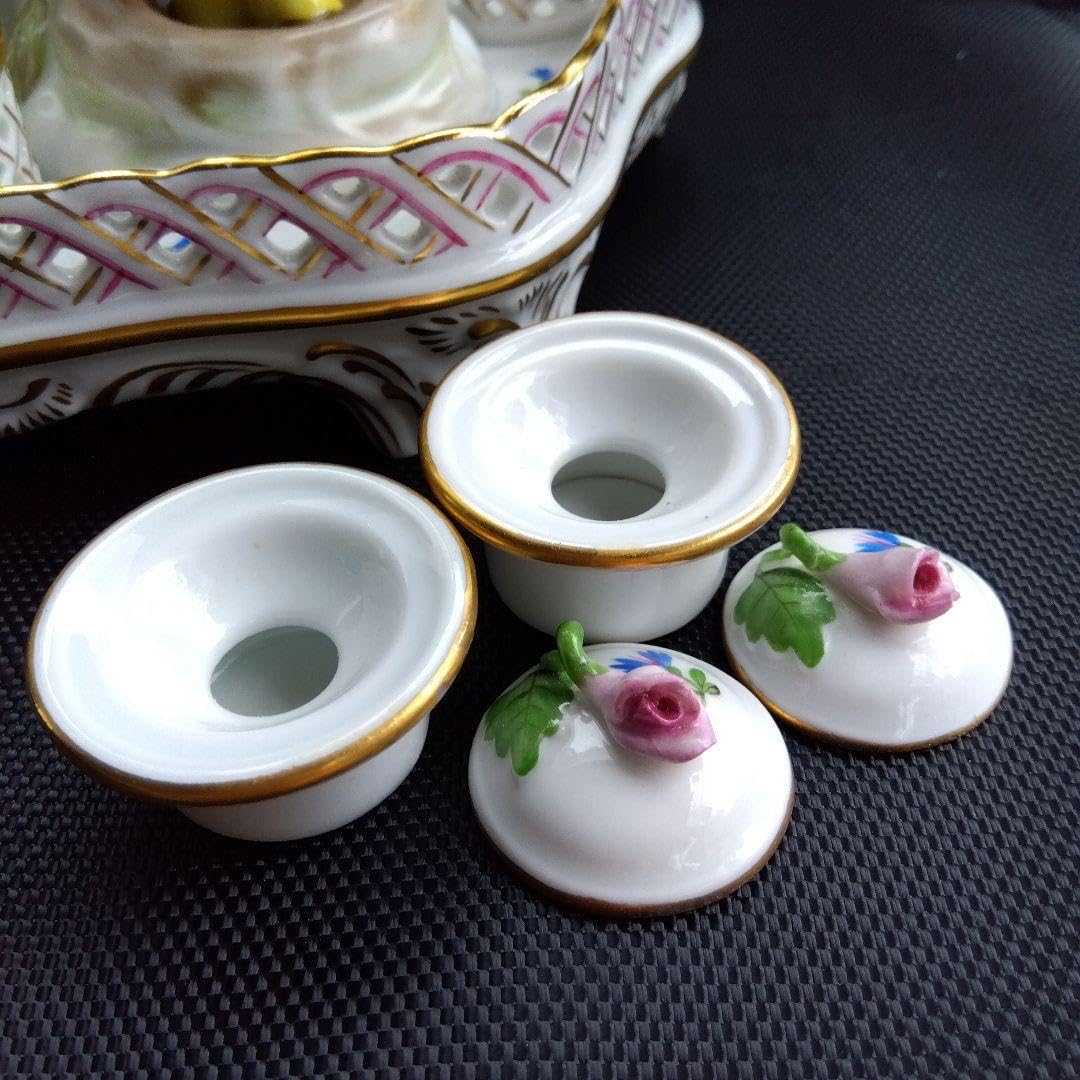 Amazon.co.jp: ヘレンド インク壺 ロスチャイルドバード 磁器 置物