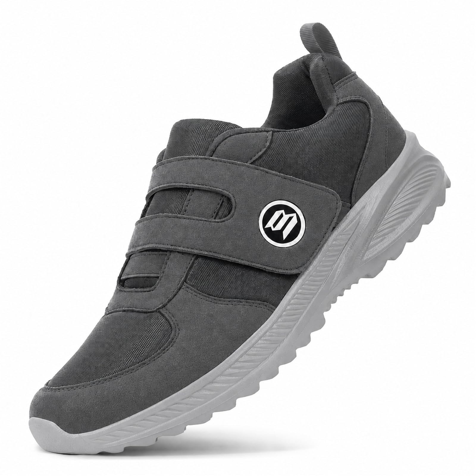 Bigzagger Diabetiker Schuhe Herren Damen Extra Weit mit Klettverschluss Orthopädische Schuhe mit Memory Foam Sohle Nahtloser Ultraleicht Gesundheitsschuhe für Geschwollene Füße