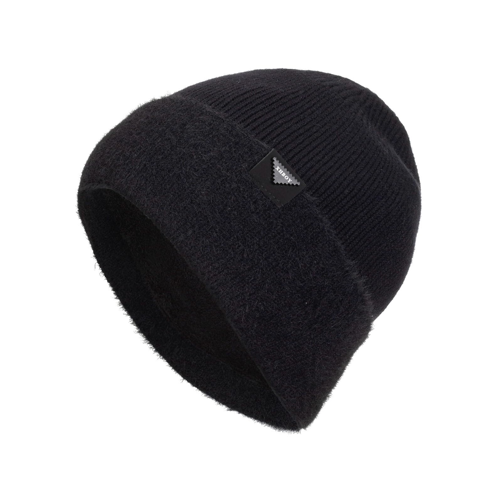 Fashion Couples Women Men Sport Style Solid Keep Warm Winter Plush Outdoor Knitted Hats Winter Hats for Men