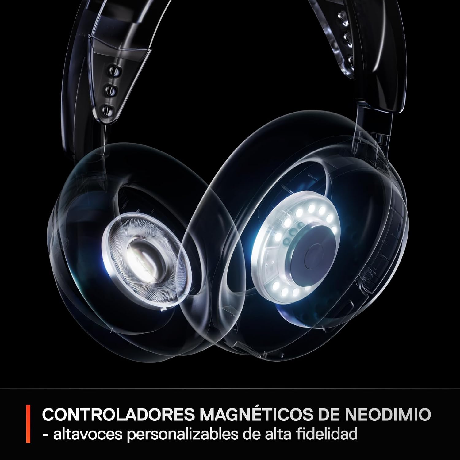 SteelSeries Arctis Nova 3P Wireless Auriculares Gaming multiplataforma – App – Batería 40h – Controladores magnéticos de neodimio – 2,4 GHz/Bluetooth – Micro extraíble – PS5, PS4, PC, Switch -Blanco 7