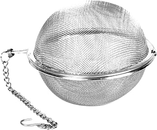Thunder Group , 3-1/2-Inch Mesh Tea Ball, Stainless Steel Tea Strainer, Tea Filter, Tea Infuser