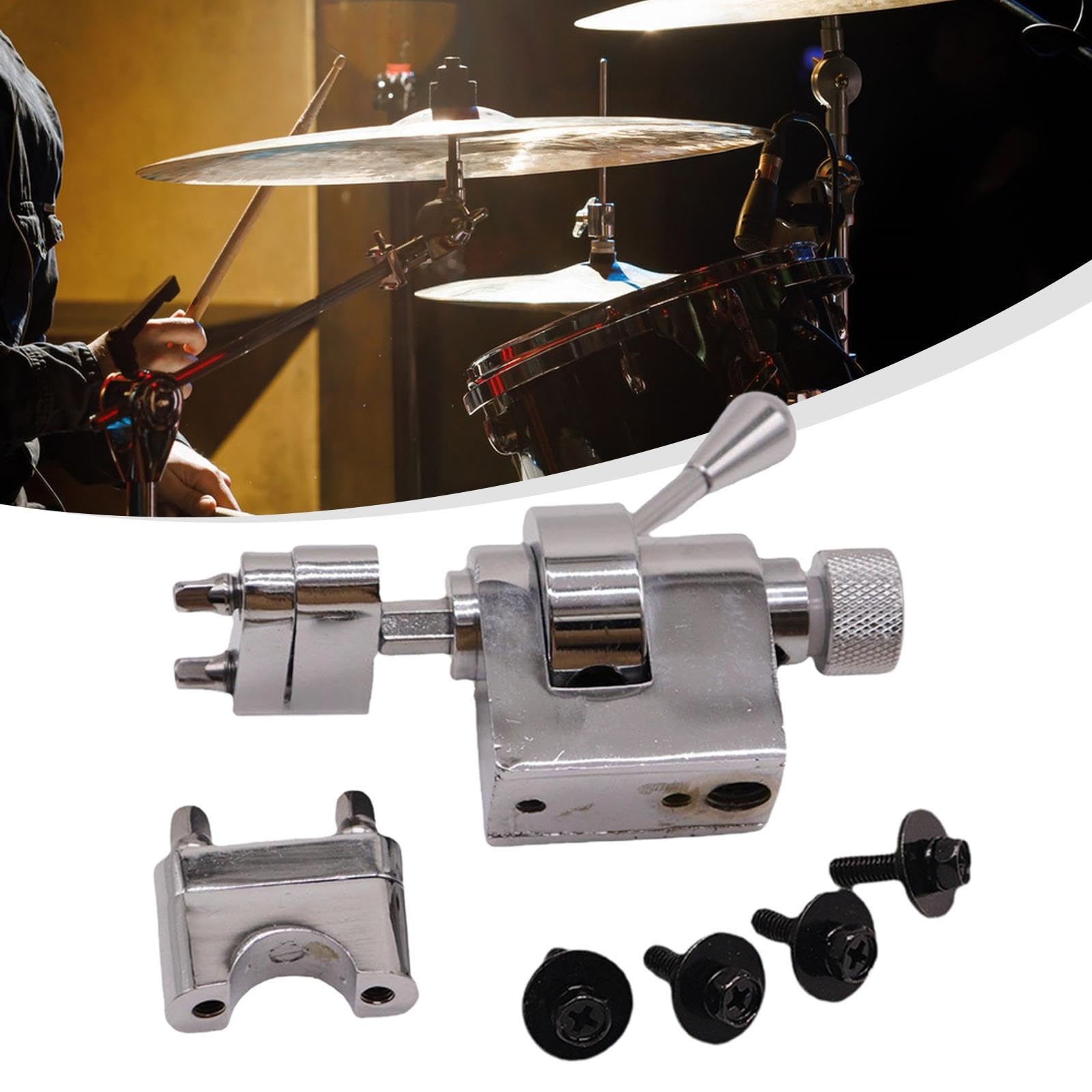Strumento di Sostituzione Del Tenditore Del Rullante per Strumenti a Percussione, Argenteo
