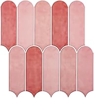 Vista 8 de Protector contra salpicaduras de color rosa, azulejos autoadhesivos de plumas para pared, apto para inquilinos, para cocina, baño, lavandería