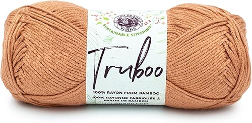 Vista 58 de Lion Brand Yarn - Truboo Yarn (1 madeja), Cameo