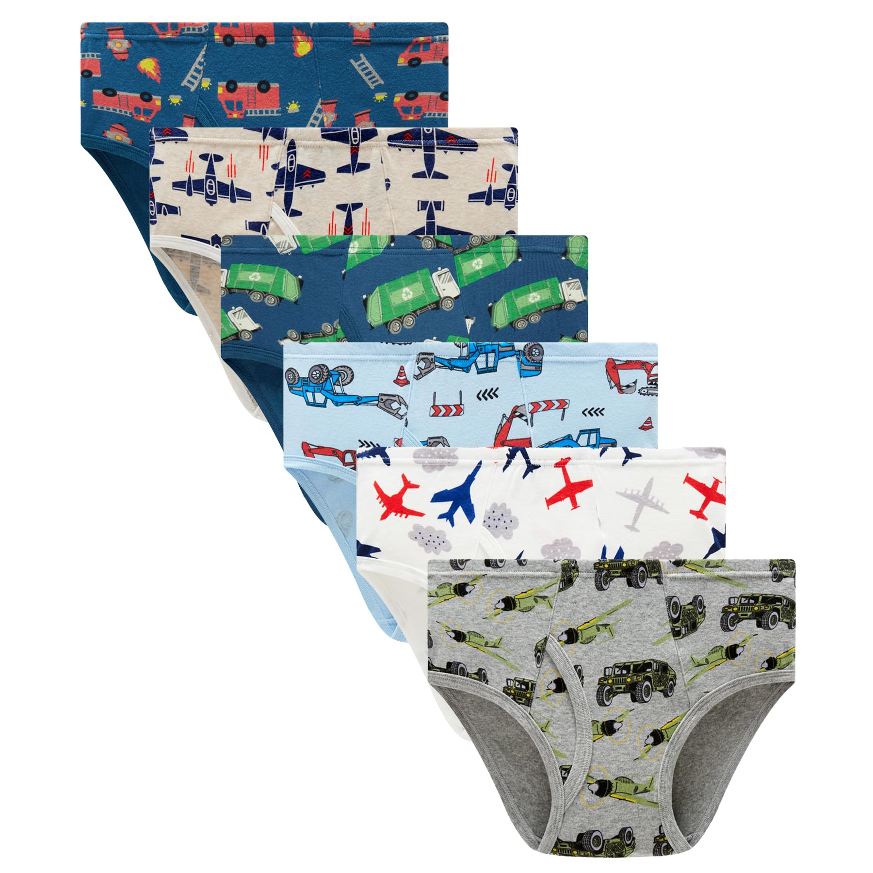 Family Feeling Little Boys' Cotton Boxer Brief Soft Underwear