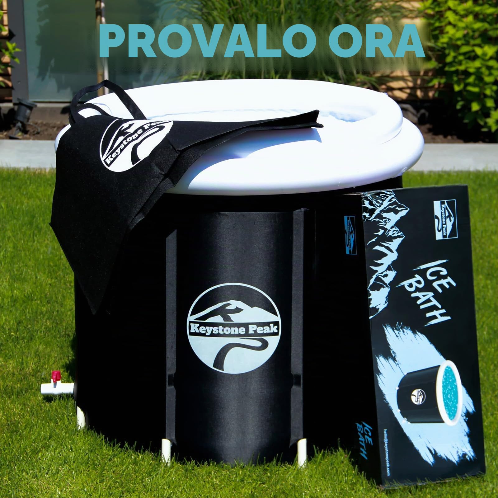 Ice Bath - NUOVO - Potenzia il tuo sistema immunitario e migliora il recupero + Vasca per immersioni fredde + Vasca portatile per Atleti e Forze Speciali + Cold Water Therapy