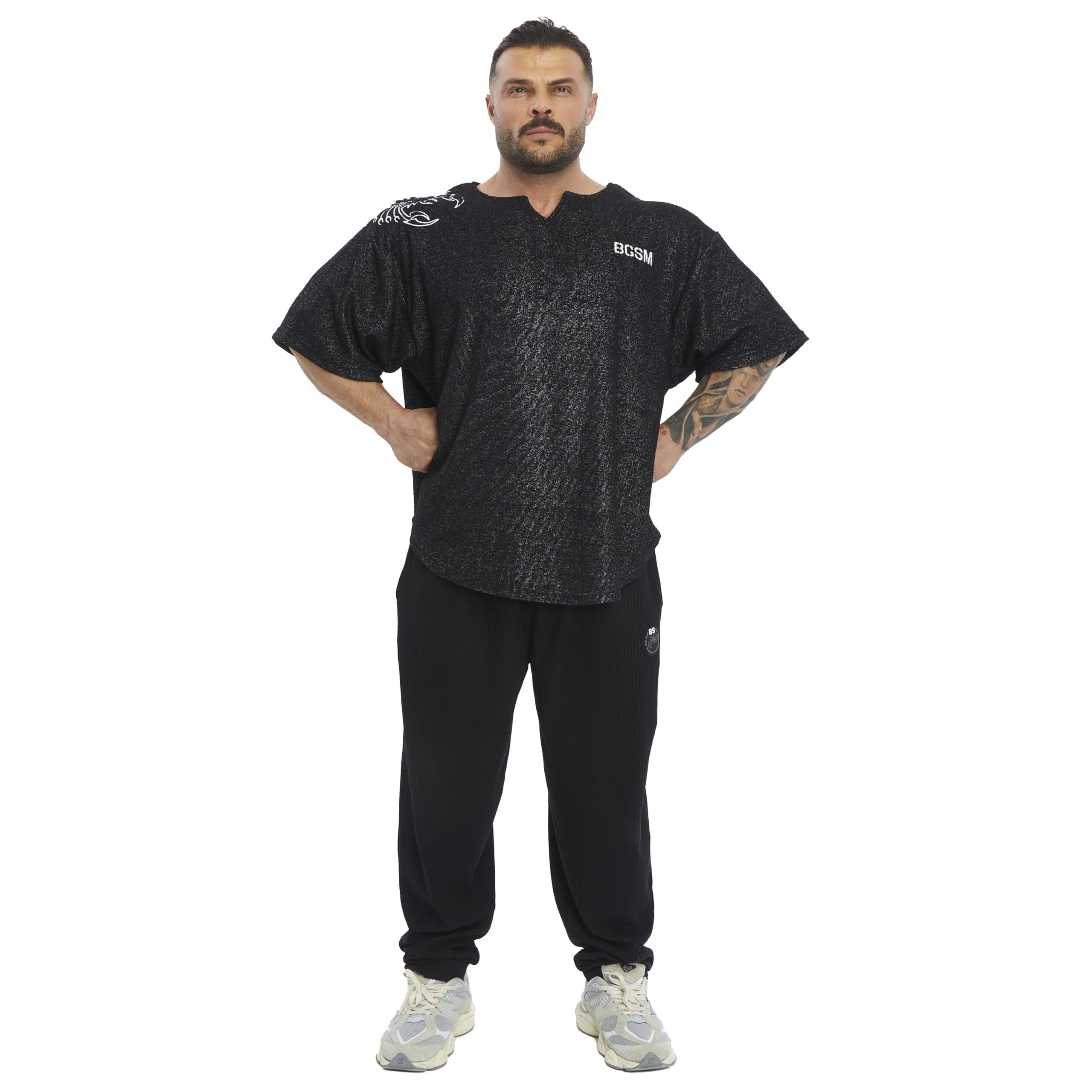 Maglietta da palestra da uomo Active Wear Bodybuilding Lifting Oversize Rag Top | Tessuto asciugamano, top da allenamento in cotone