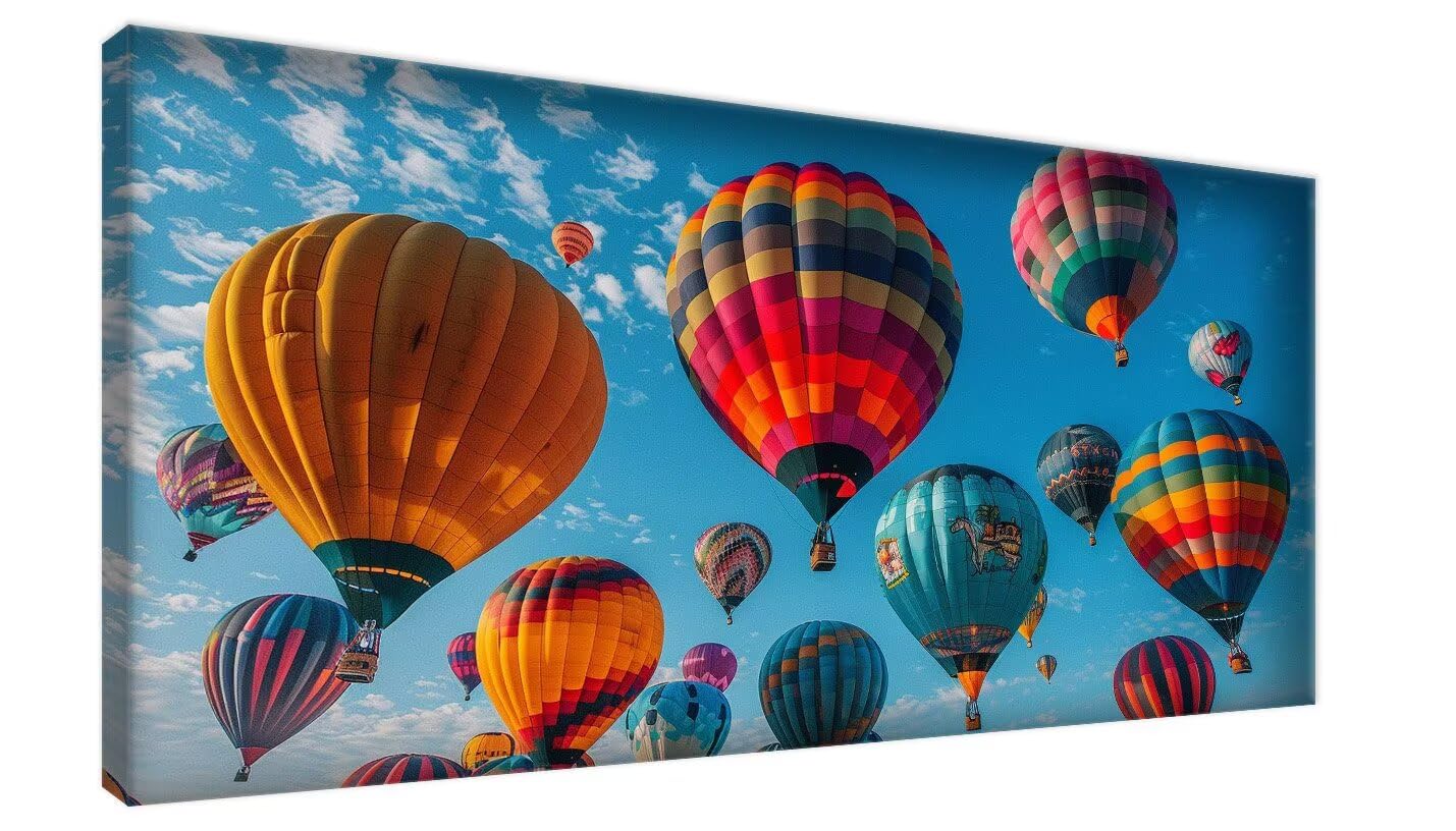 Balon 5D DIY Diament Malarstwo Dorosły Diament Malarstwo Kolor Kreatywne Hobby Dorośli, Diamentowe Obrazy Rhinestone Zestaw Ścieg krzyżykowy, Diamentowe malowanie do dekoracji ścian domu 90x180cm 0Z