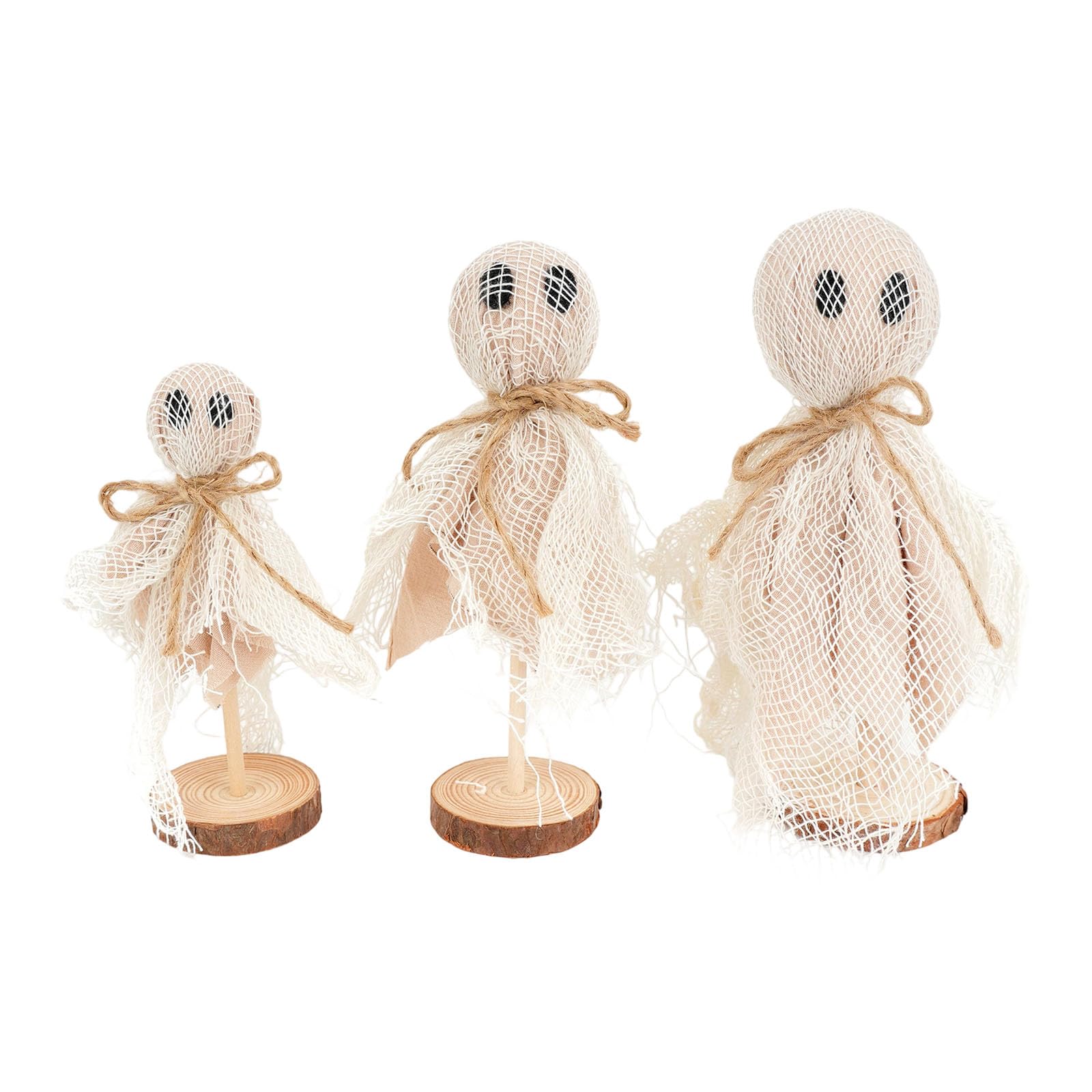Yhplxyuus Halloween Party Decoration Bundles 3 Specters Figurines Safe Materials for Kids Pet Friendly Homes User Friendly Halloween Party Supplies
