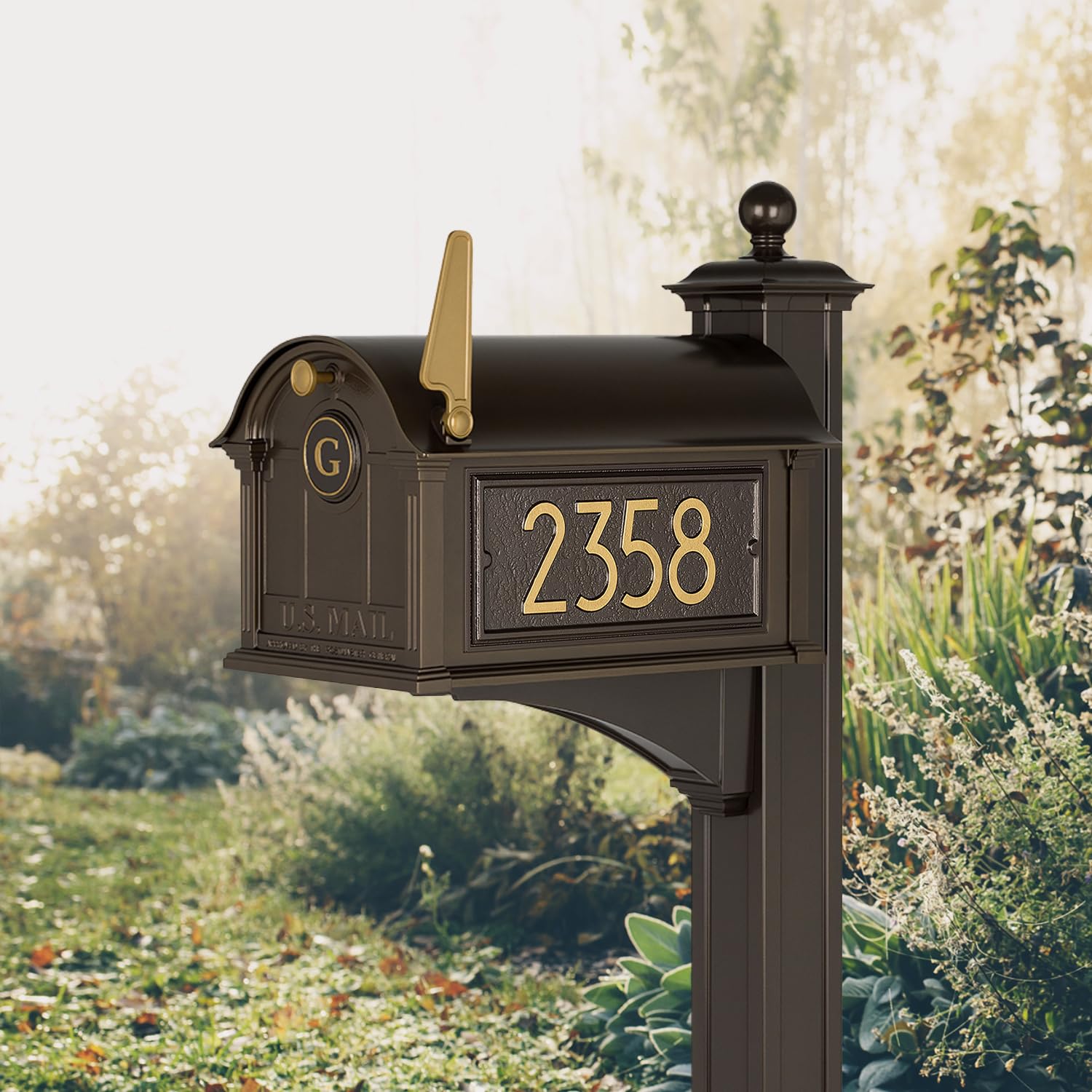 Large Mailboxes Designs Architectural Mailboxes Post Mount Bronze