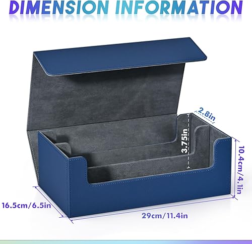 Miniatura 4 de Caja de almacenamiento de tarjetas para tarjetas intercambiables, funda de cartas premium con capacidad para más de 1800 tarjetas de una sola funda