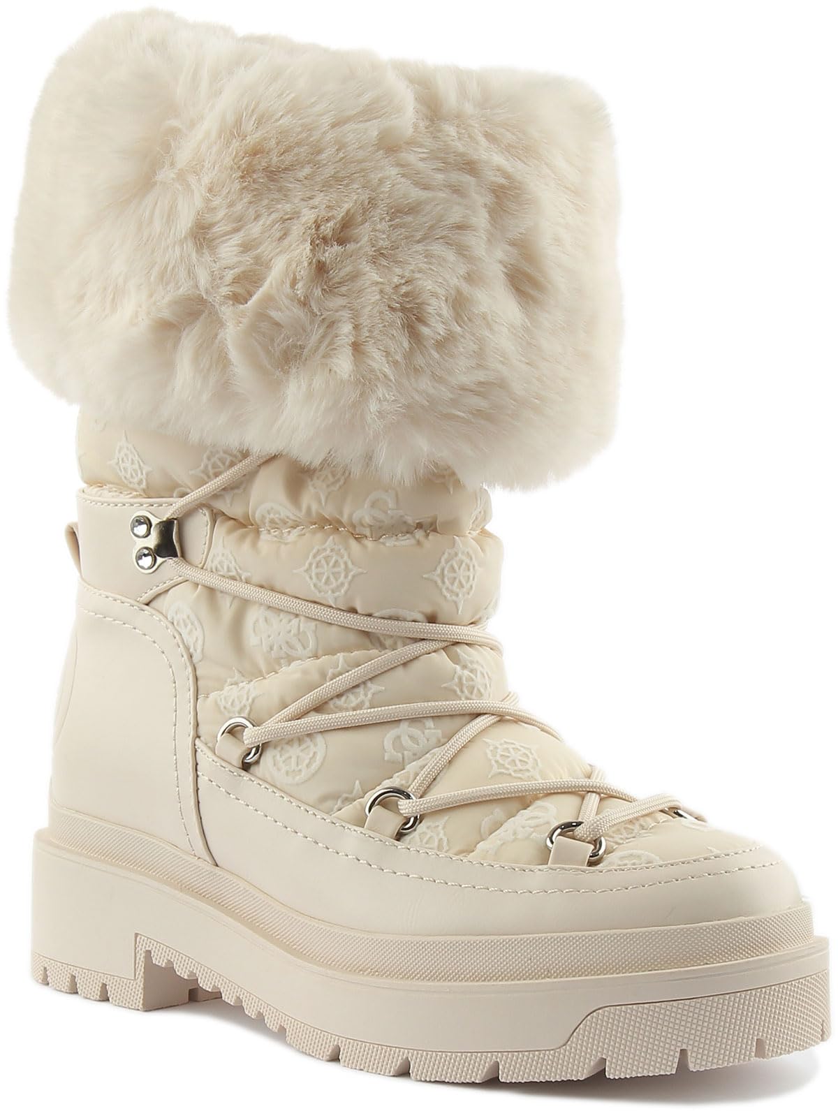 WHITELISTED Guess Larya, Ankle Boot, CREAM,