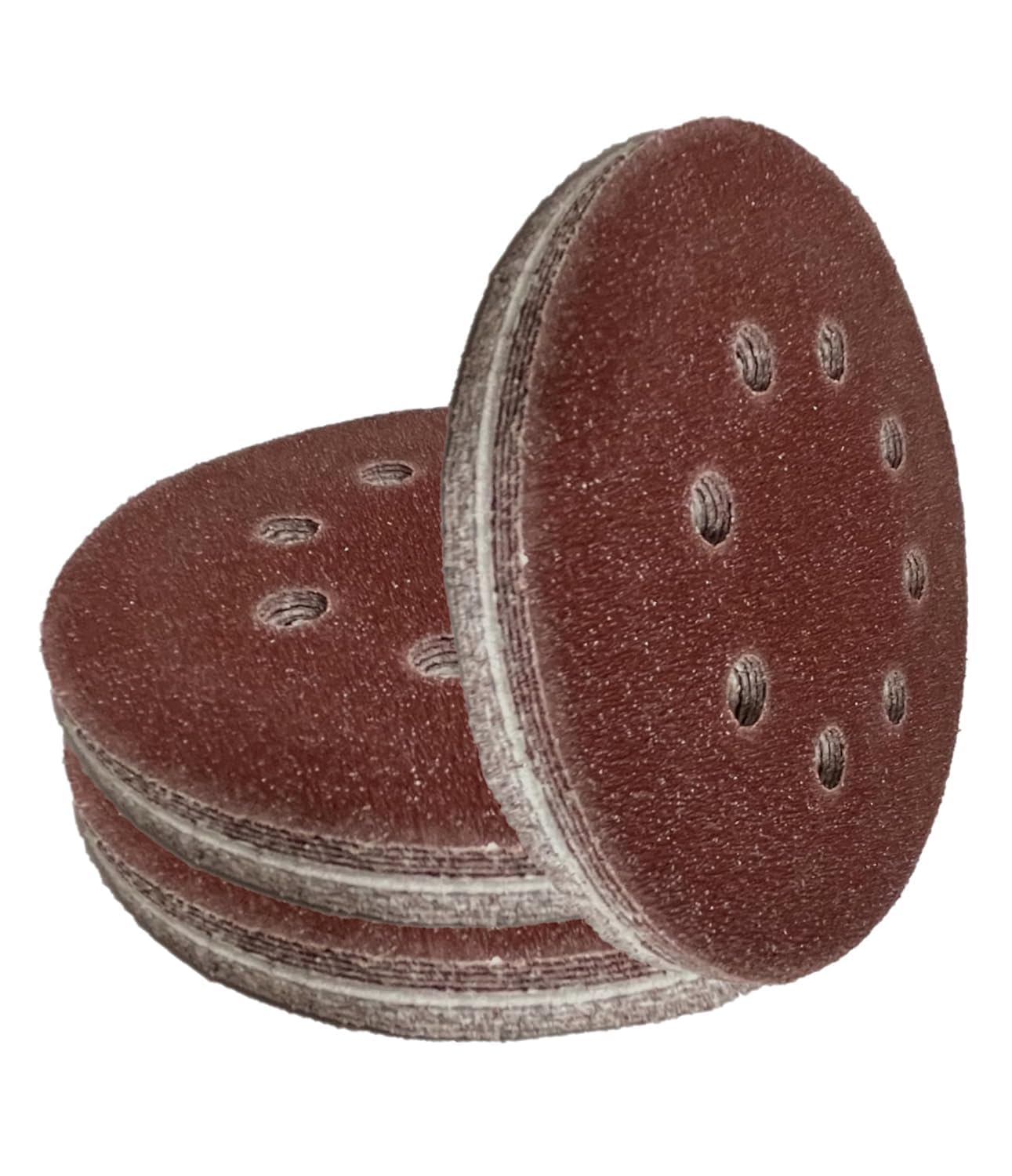 100 stuks schuurpapier 125 mm klittenband, schuurschijven 8 gaten, excentrisch rond schuurpapier (100 stuks 400 korrel