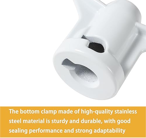 Miniatura 4 de Batidor de borde flexible de 3.5 cuartos para KitchenAid Artisan Mini Mezclador KSM3316X, KSM3311X, KFE35T paleta mezcladora con raspador de tazón