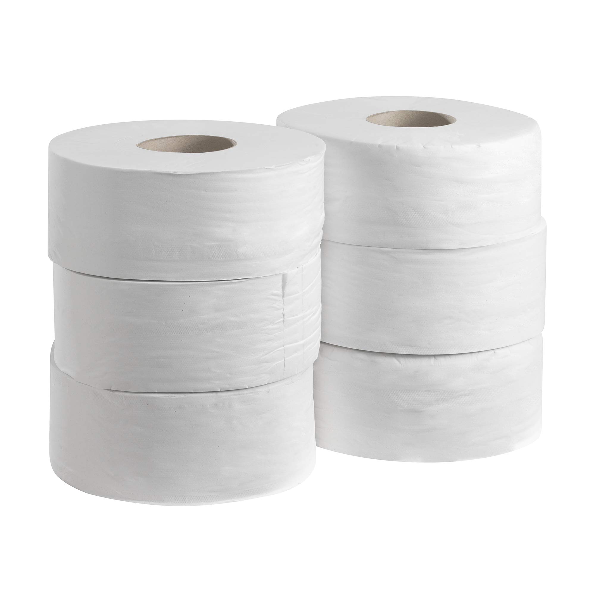 Rolki chusteczek toaletowych Jumbo Kleenex 8570 — 6 rolek x 500 białych, 2-warstwowych arkuszy (1140 m)