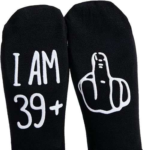Miniatura 2 de Regalo de cumpleaños número 30 para mujeres u hombres, calcetines de cumpleaños número 40, regalo divertido de cumpleaños, calcetines divertidos de