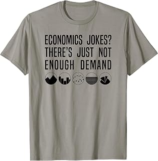 Fun Economics T-Shirt, Joke Economist Tee Apparel T-Shirt