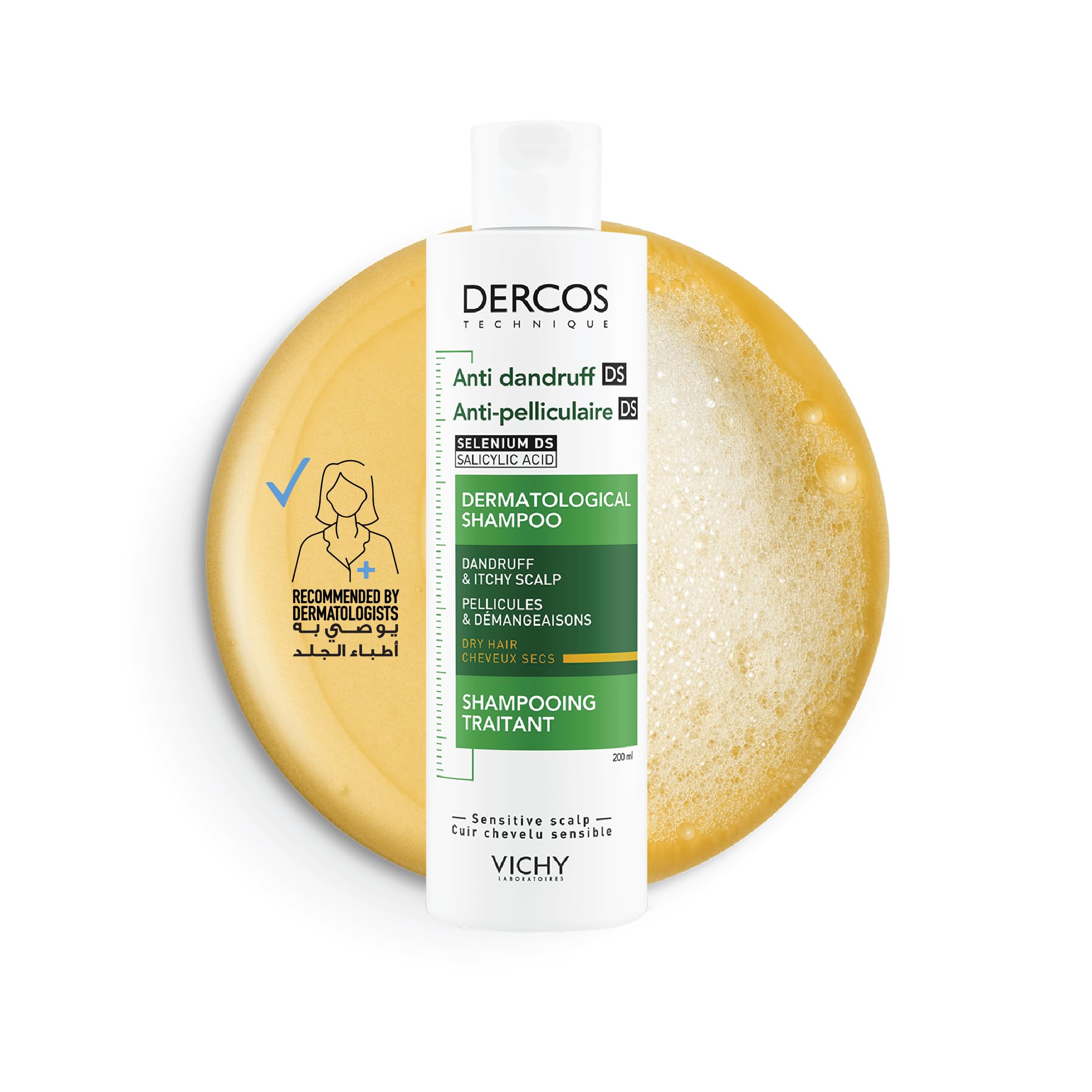 VICHYDercos Anti Dandruff Shampoo for Dry hair