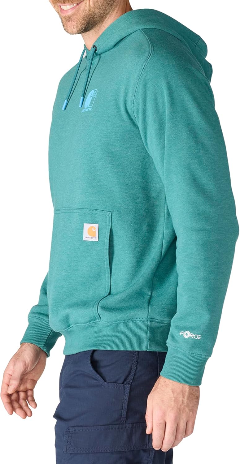 Carhartt Men's Force Relaxed Fit Lightweight Logo Graphic Sweatshirt