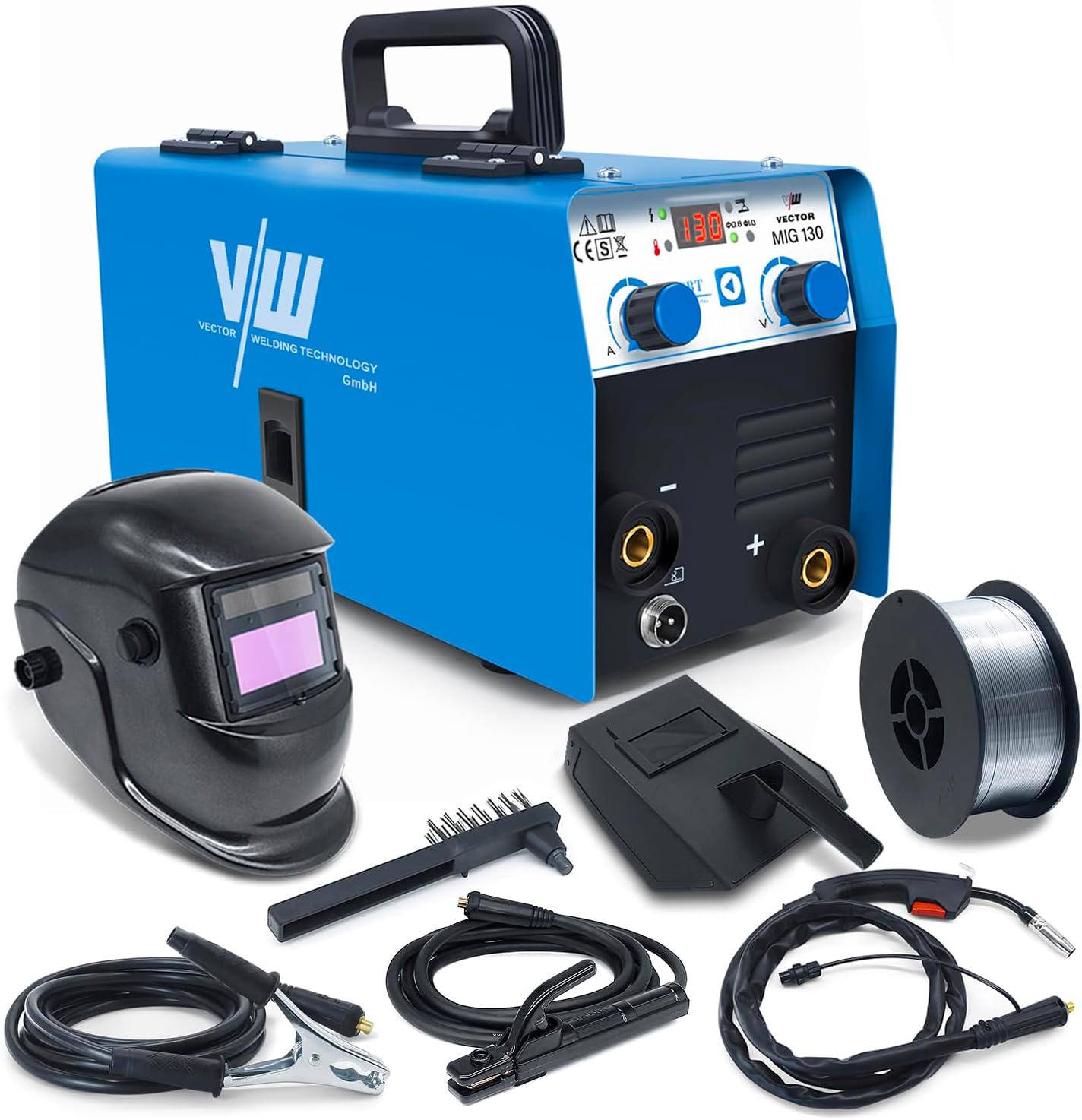 MIG Schwei ger t 130 A F lldraht Schweissger t Set F r Anf nger IGBT MIG Schwei ger t 130 A F lldraht Schweissger t Set F r Anf nger IGBT