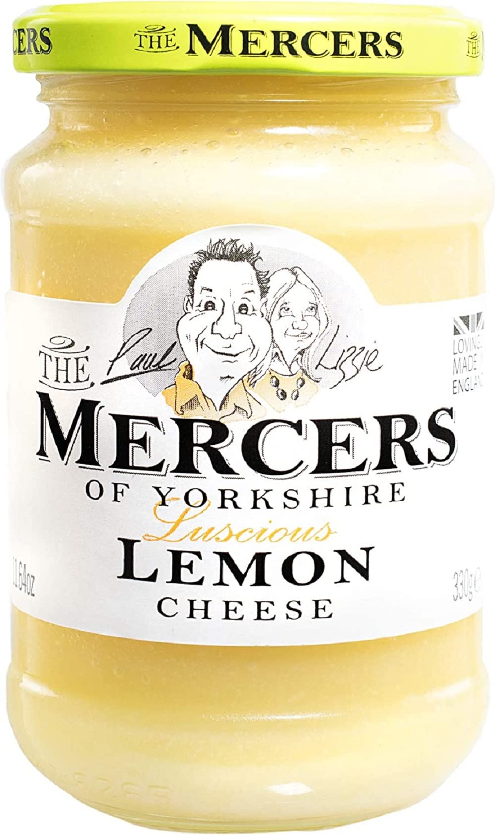 The Mercers of Yorkshire Lemon Cheese, 330g