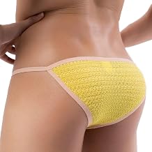 Faringoto Men Thongs Mesh G Strings Briefs Breathable Sexy Bikini Underwear