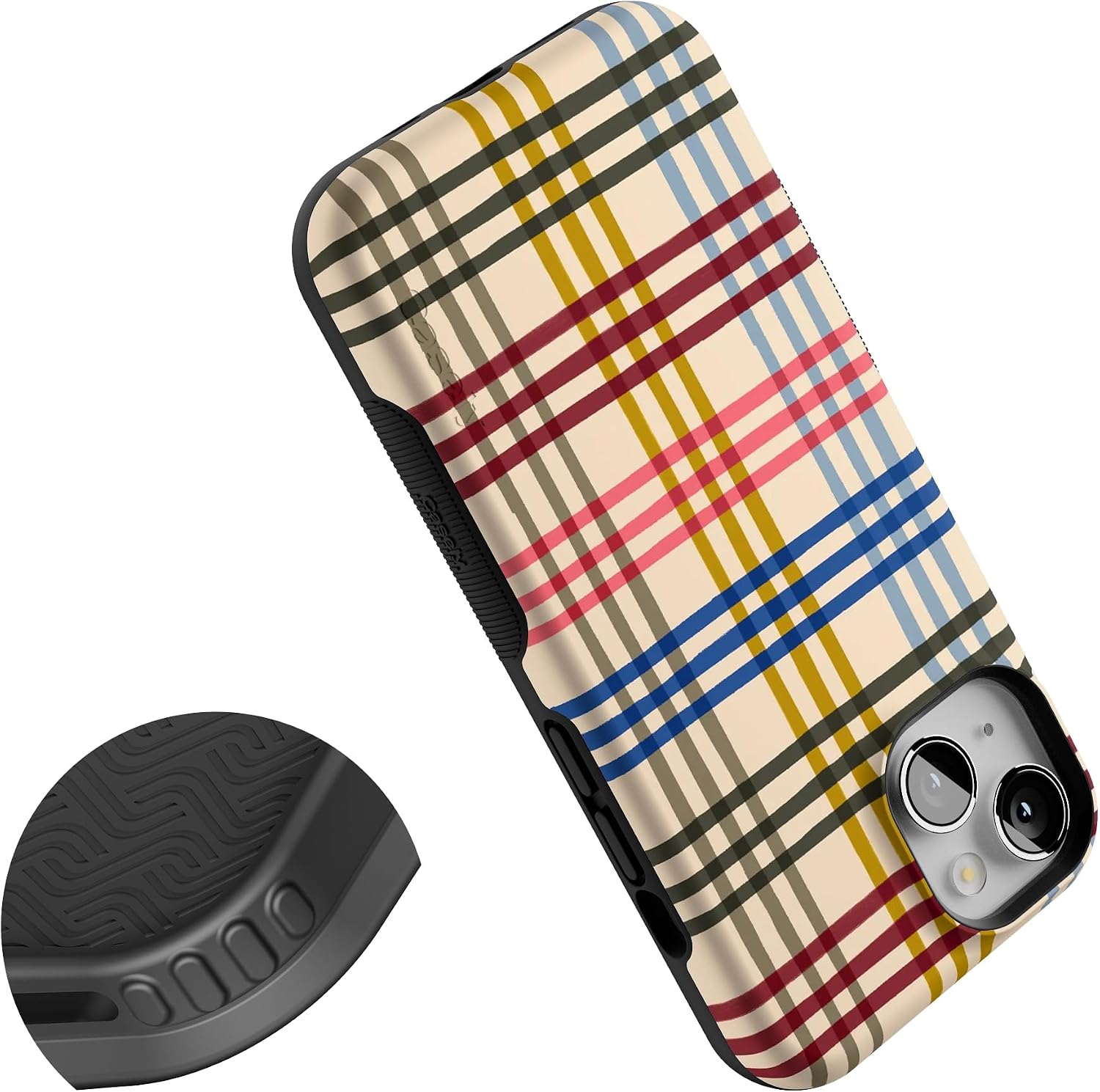 Casely iPhone 14 Case | Cheer | Kitty and Vibe Holiday | Bold Protective Design | MagSafe Compatible Design