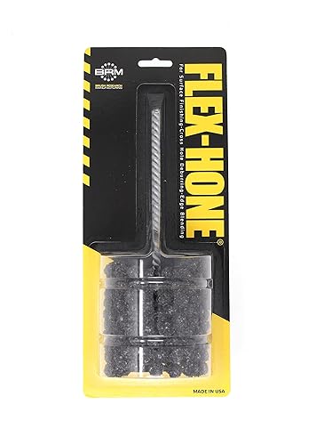 Miniatura 105 de Brush Research BC Flex Hone estándar para cilindros de freno, hidráulica y guías de válvulas, óxido de aluminio, 1-1/8 pulgadas de diámetro, grano