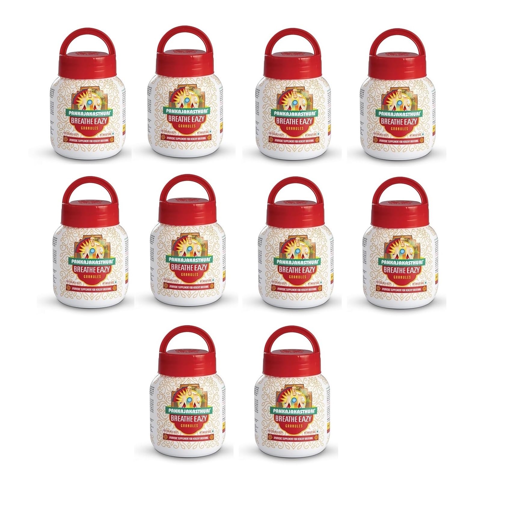 PANKAJAKASTHURI Breathe Eazy GRANULES 200gm each (Pack of 10)