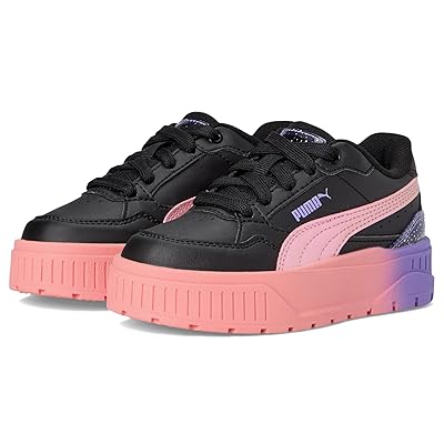 PUMA Kids Karmen II Idol (Little Kid) Kids Shoes Puma Black/Pink Fruit/Lavender Alert