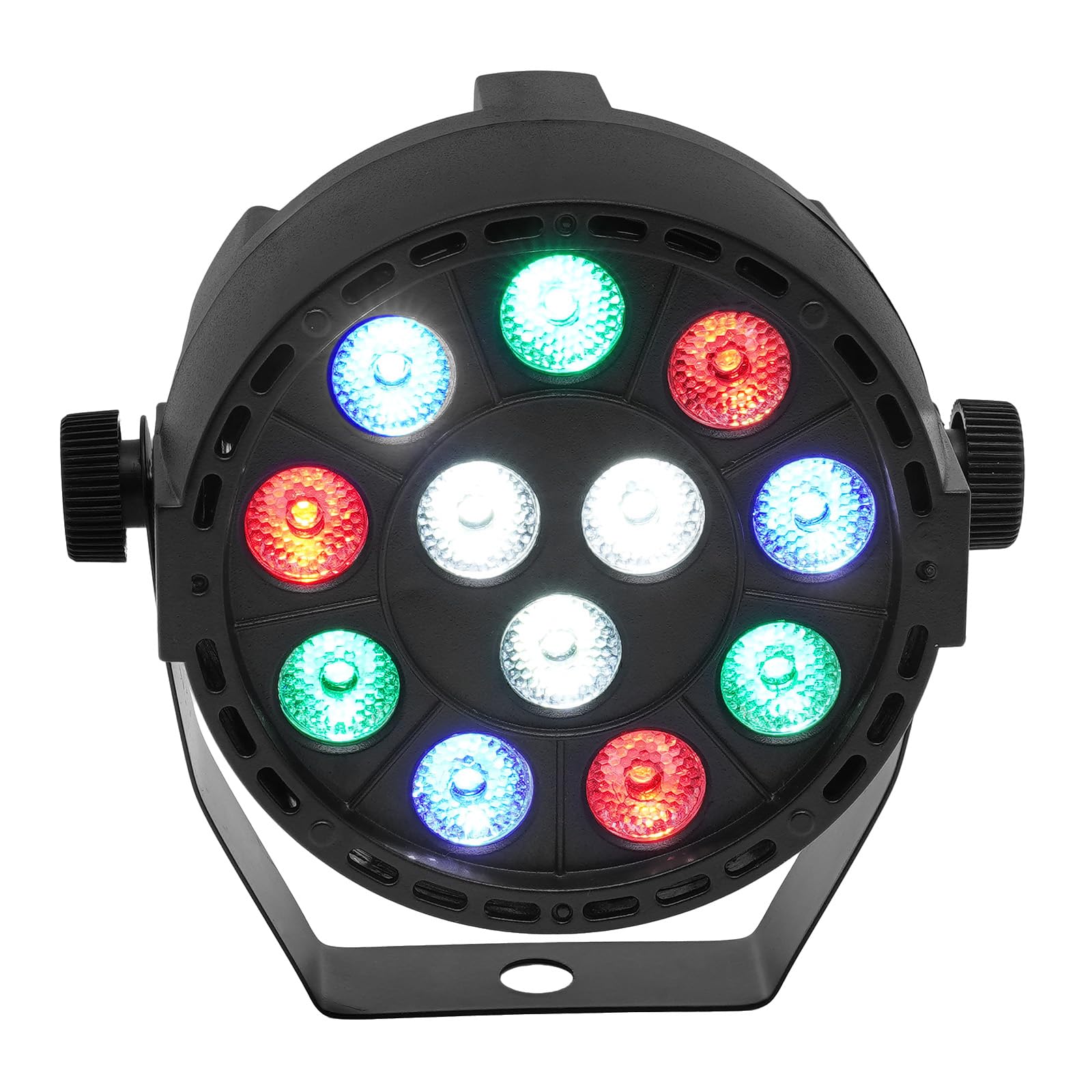 4 Stück LED Strobe Scheinwerfer Bühnenbeleuchtung,Bühnenlicht Partylicht mit Fernbedienung,Mehrere Steuermodi,MIT Halterung,für Hochzeiten, Geburtstagsfeiern, Freunde/Familientreffen, Bankette