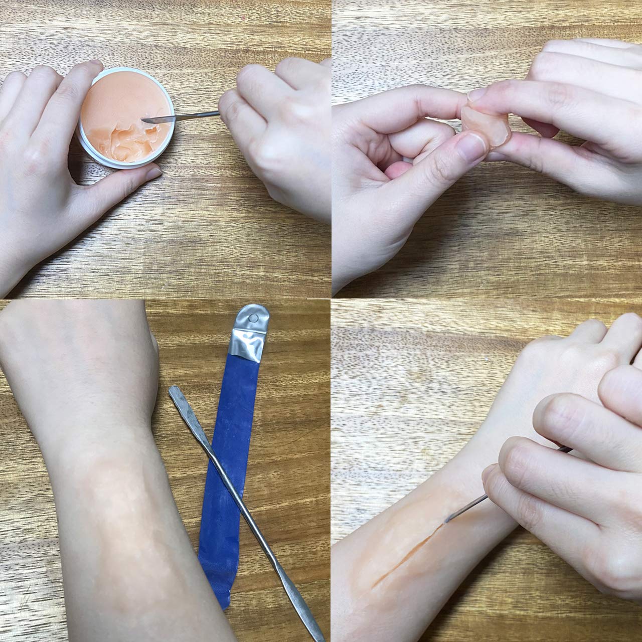 CCbeauty Professional Halloween Scar Wax(1.6 Oz) Kit SFX Special