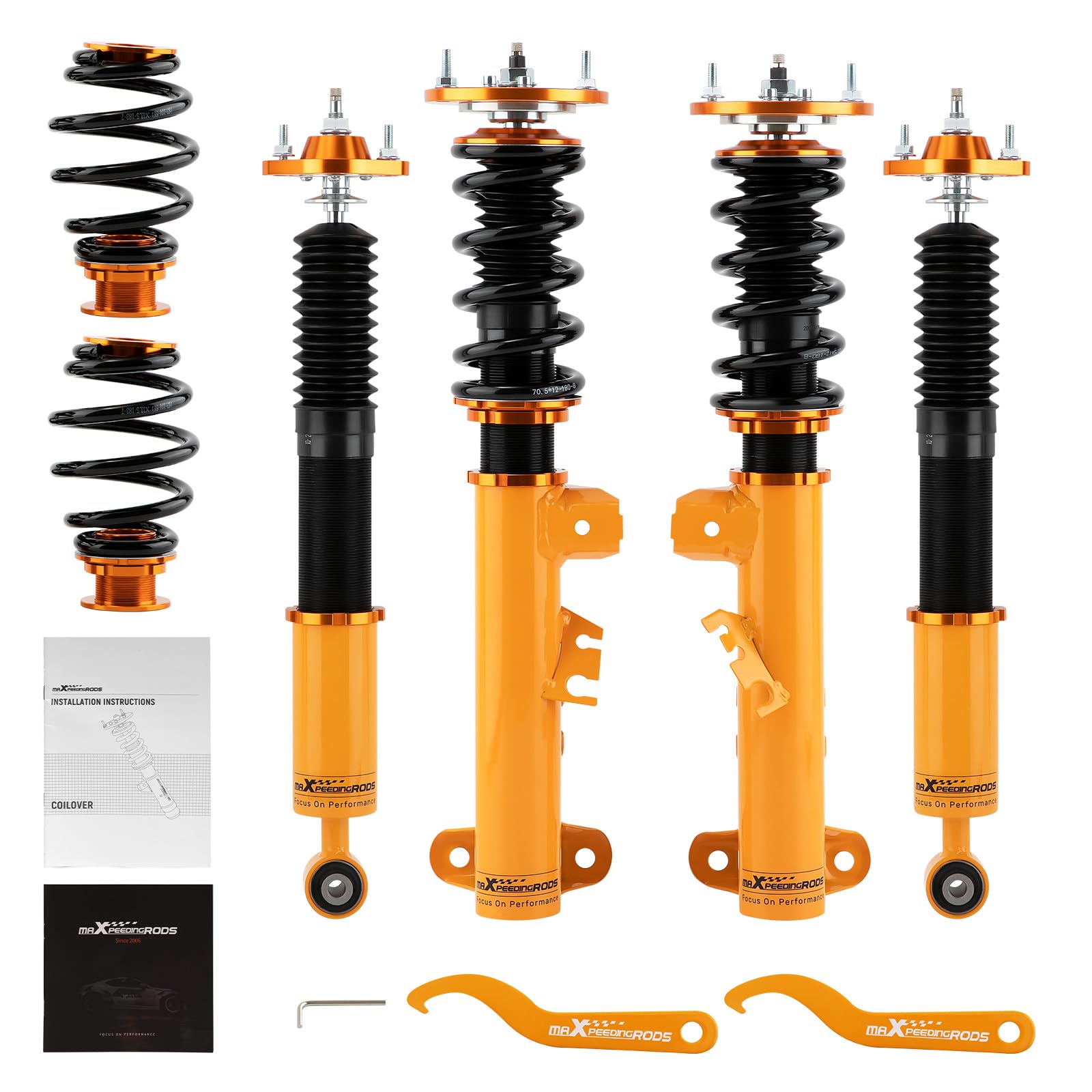 maXpeedingrods for BMW E36 Coilovers, Adjustable Shock Absorbers