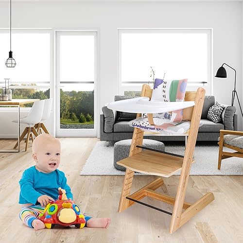 Miniatura 3 de Cojín para silla alta Stokke, suave y cómodo para Tripp Trapp cojín para silla alta, para el juego de cojines Tripp Trapp hace que sea más seguro y