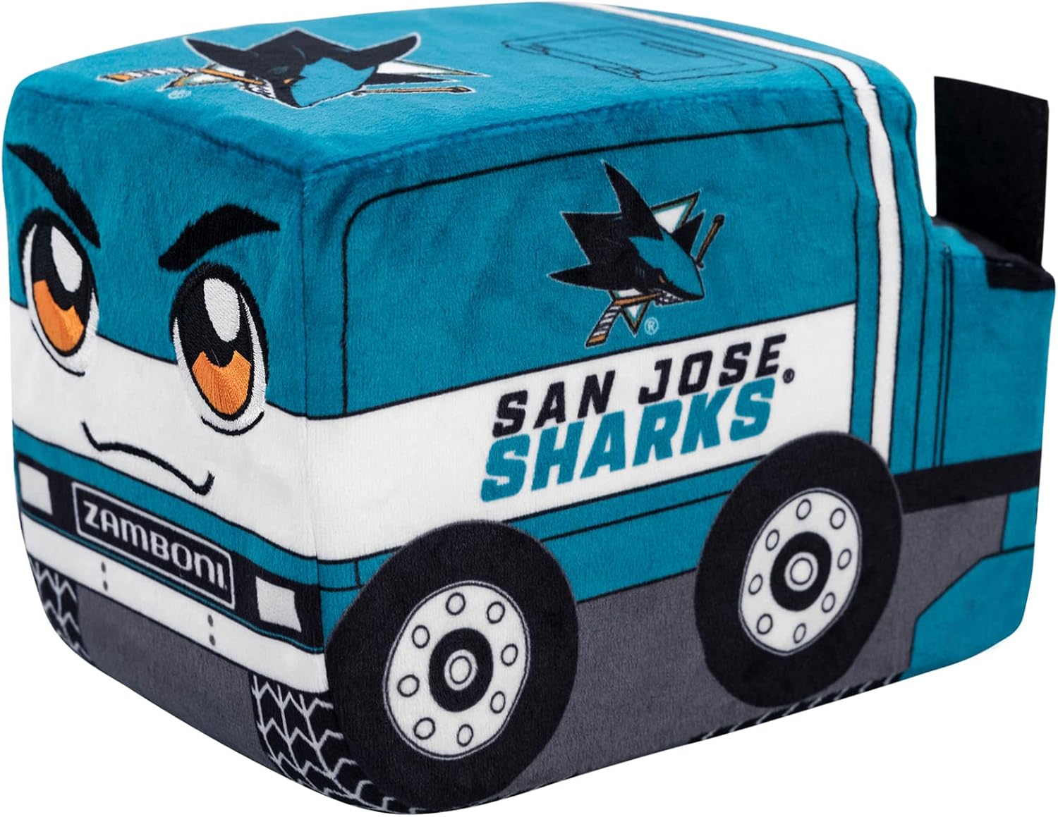 Bleacher Creatures San Jose Sharks Zamboni 7" NHL Kuricha Plushie - Soft Inspired Plush