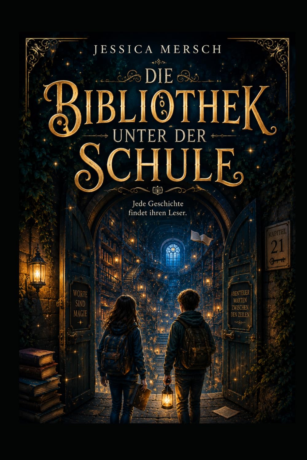 Die Bibliothek unter der Schule