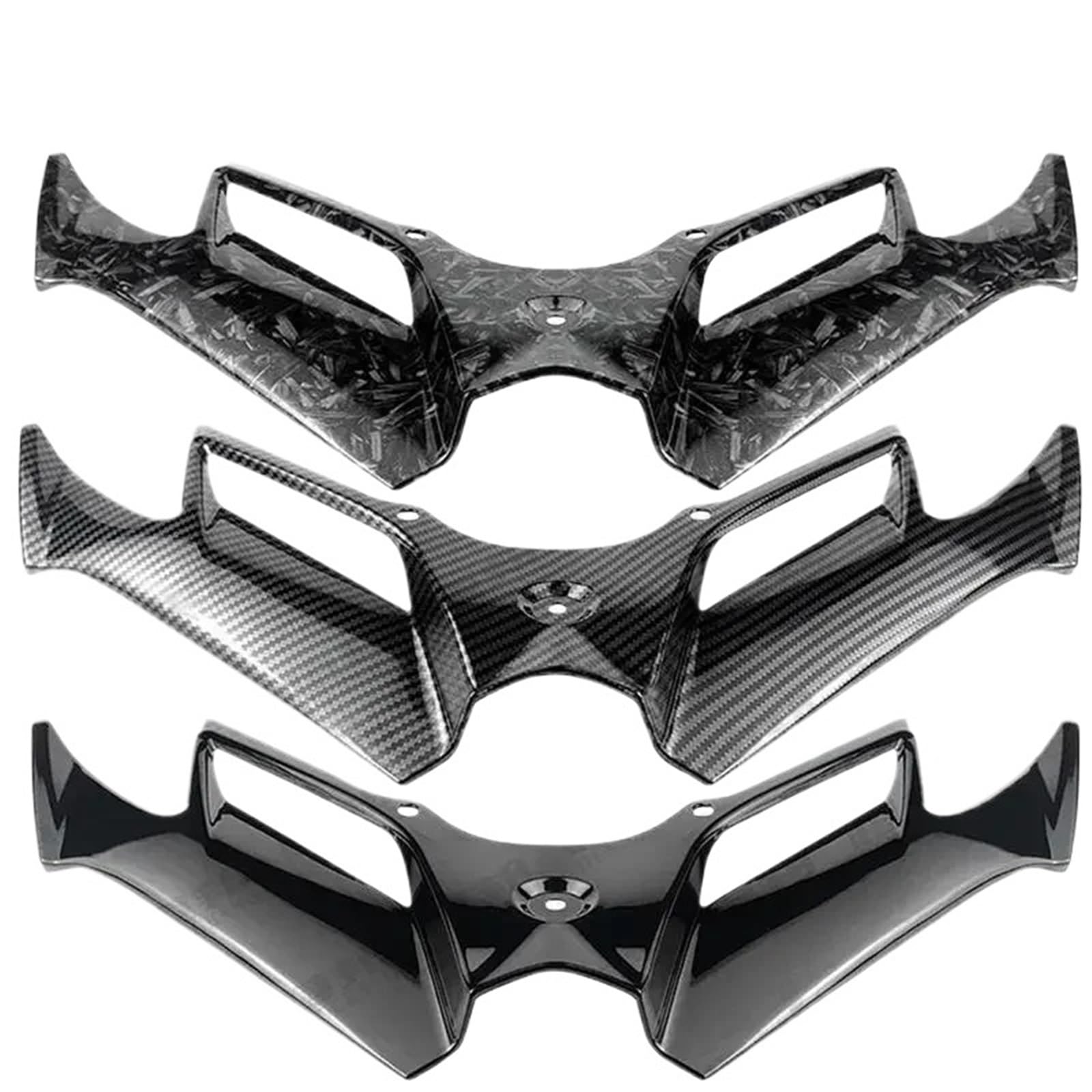 Pasuje do Kawasaki NINJA300/250 EX300 2013-2017, uniwersalny spojler aerodynamiczny, przednia owiewka Okna Boczne Spojler Skrzydło dachowy