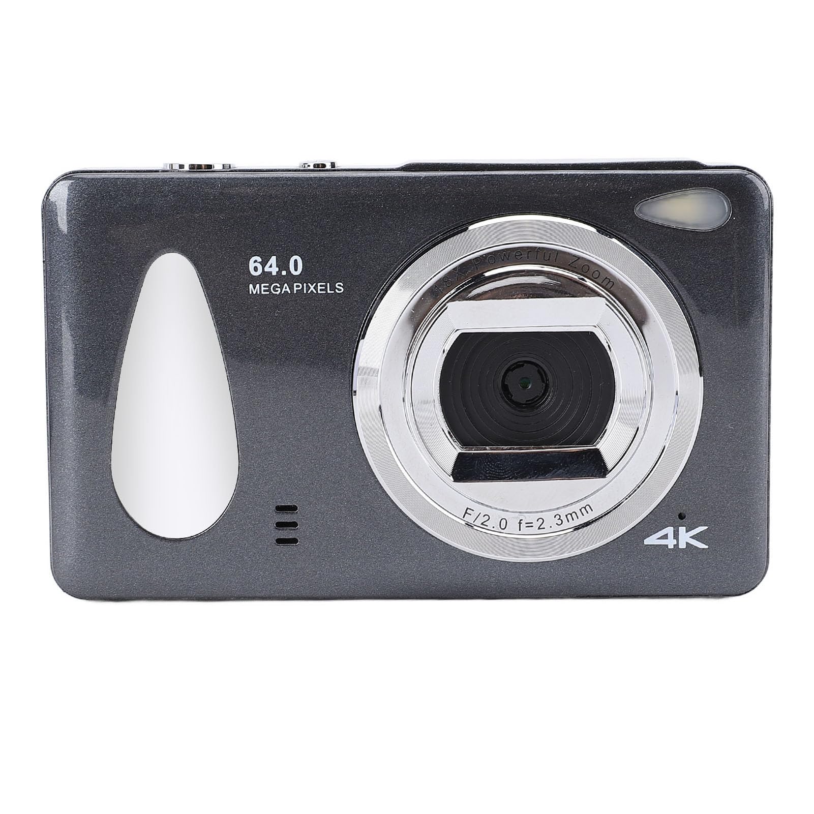 4K Digital Camera, 64MP 18X Zoom Video Camcorder Auto Focus with 2.8 Inch Screen and LED Fill Light, Compact Travel Camera Loop Recording for Selfie Vlog (Dark Gray)-picture-37
