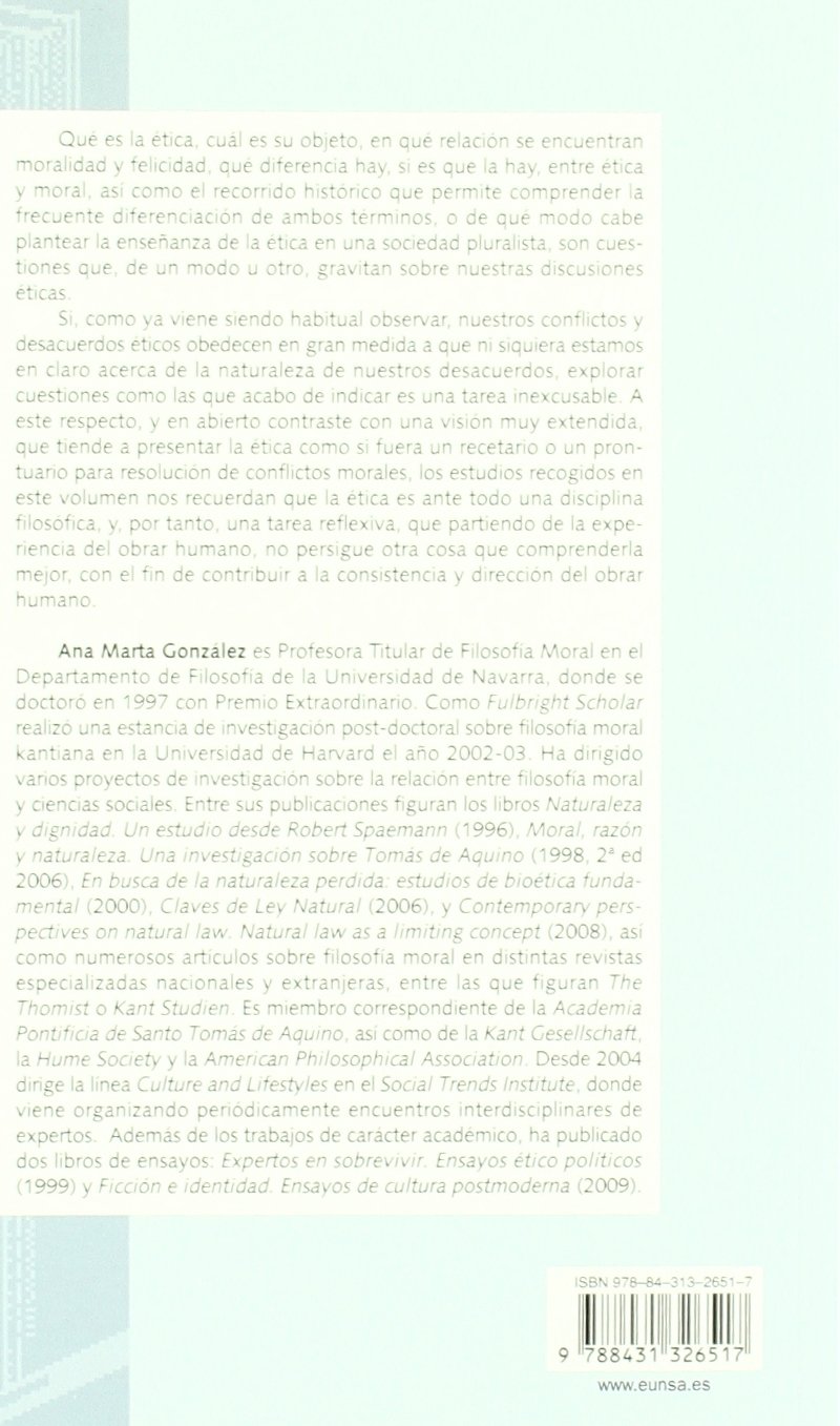 La ética explorada (Colección filosófica)