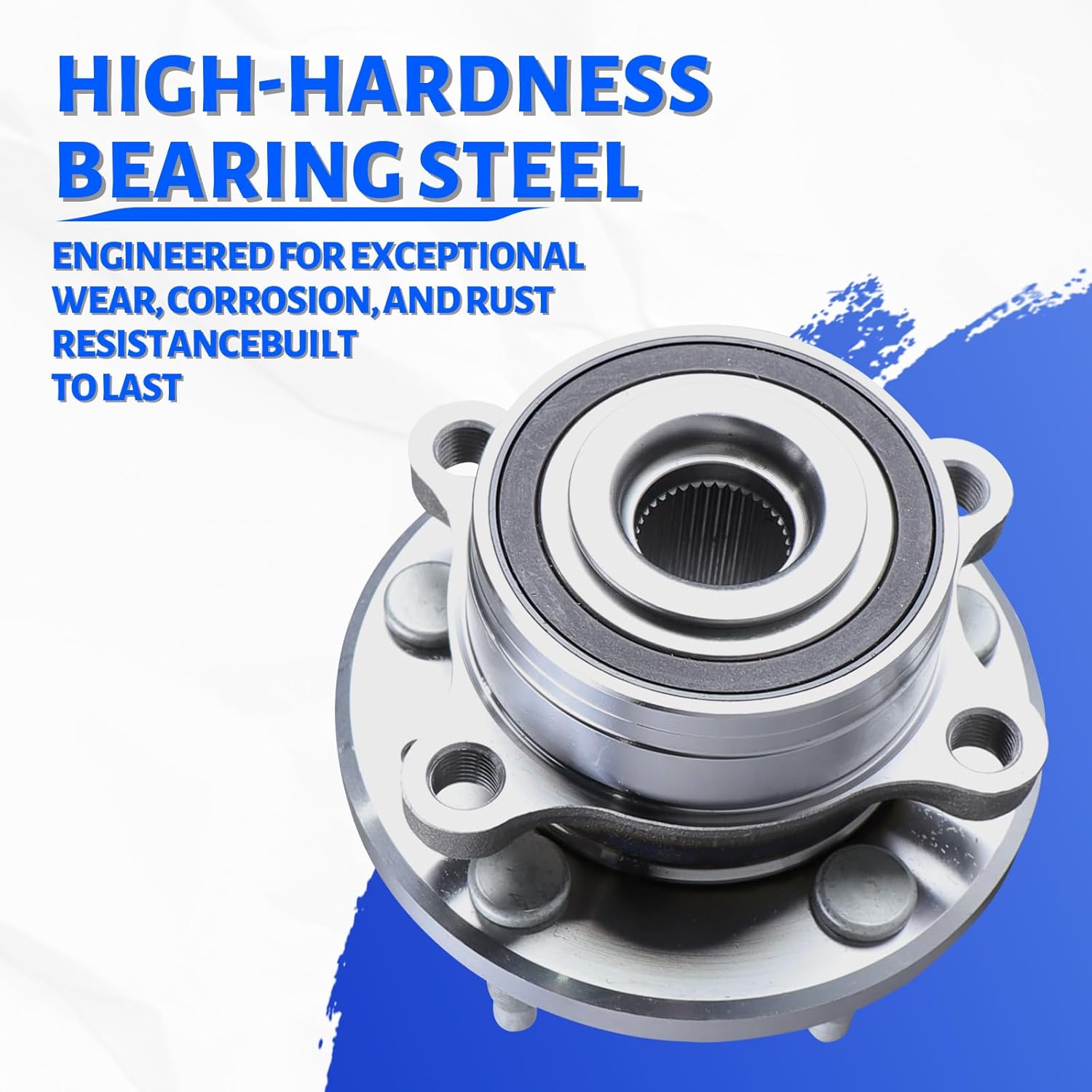 512460 Front or Rear Wheel Bearing Hub Assembly with 5 Lug Compatible with Ford Explorer 2011-2018, Fit for Ford Police Interceptor Utility 2013-2018