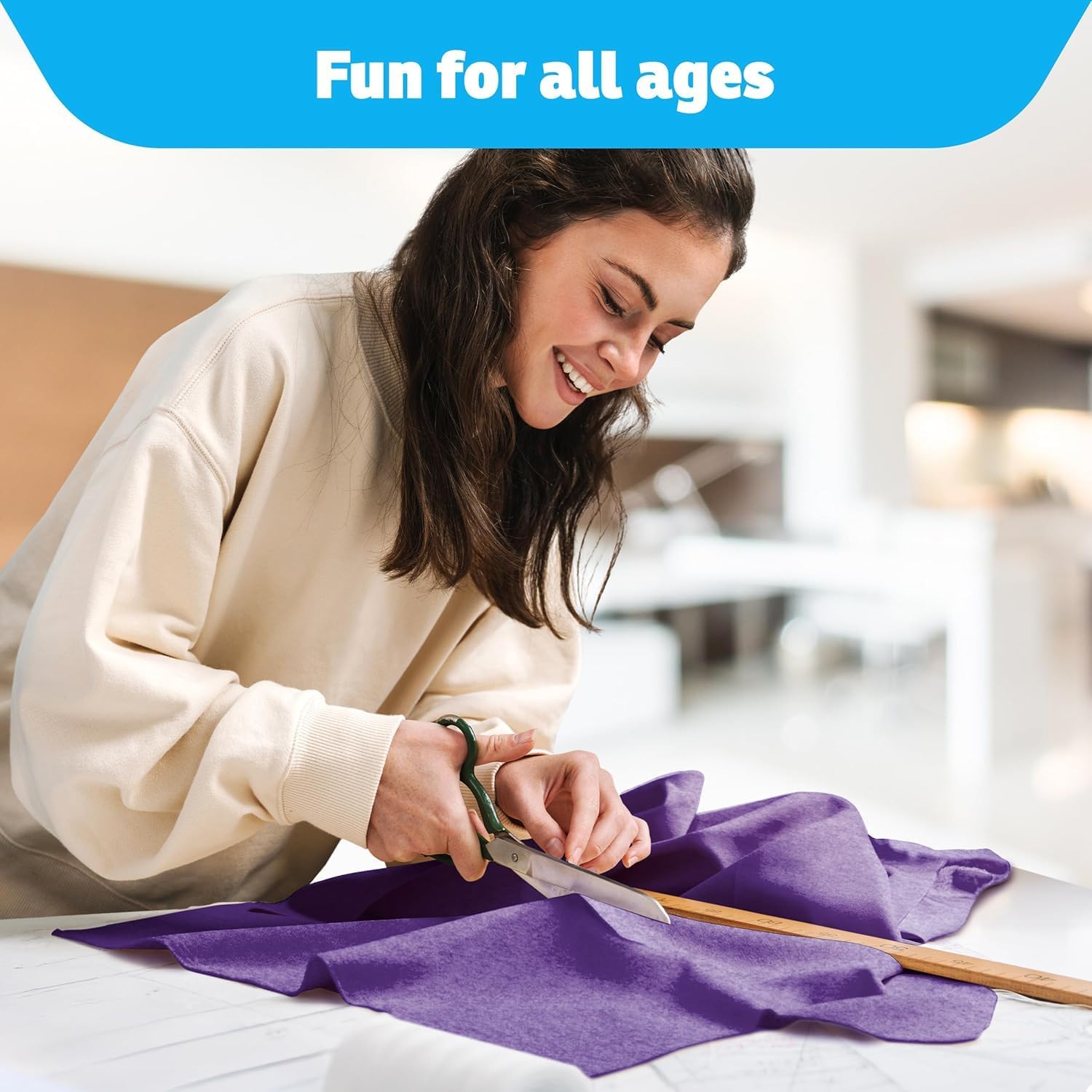 YourFleece Buffalo Plaid Lumberjack No-Sew Throw Fleece Fabric DIY Blanket Making Kit, Make Your Own, Anti-Pill, 72x60 inches