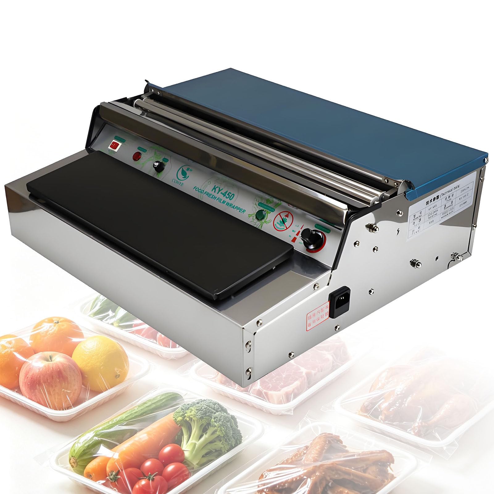 Máquina Envolvedora de Película, Selladora de Film Alimentario