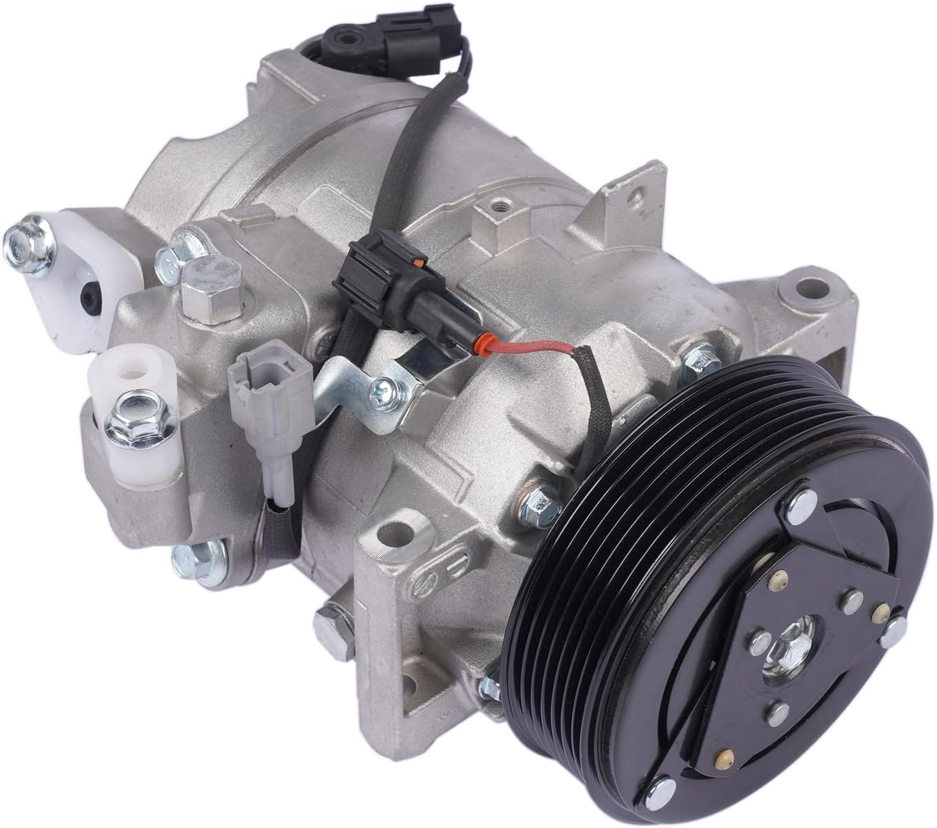 A/C Compressor with Clutch Replacement for Infiniti EX35 EX37 FX35 FX37 G37 M37 Q40 Q60 Q70 Q70L QX50 QX70 Nissan 370Z w/ 7-Groove Pulley 92600-1CB0A 68682